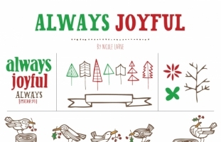 Always Joyful (Clipart)