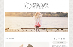 Sara Davis Blogger Template