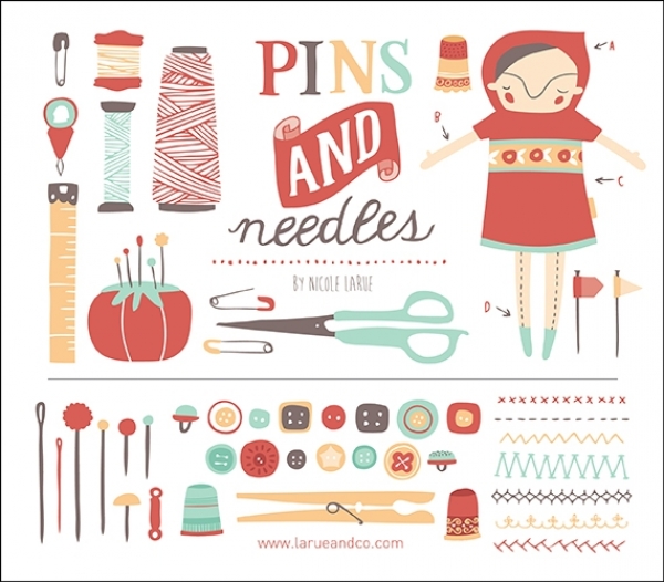 Download Pins & Needles (Vector) 