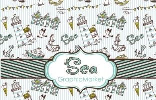 Green Sea Clip Art