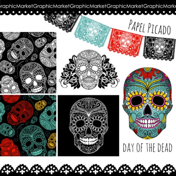 Download Sugar Skull Clip Art 