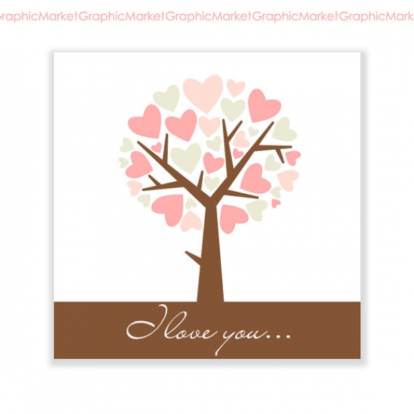 Download Tree of Hearts Card 