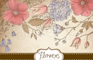 Wild Flowers Digital Papers