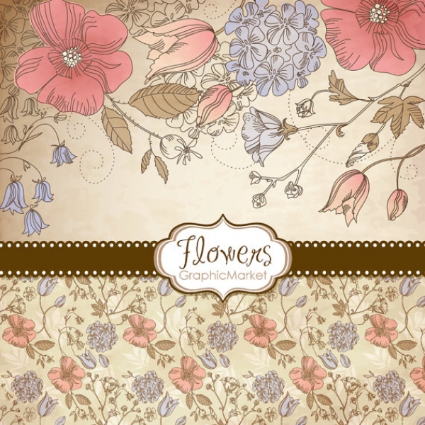 Download Wild Flowers Digital Papers 