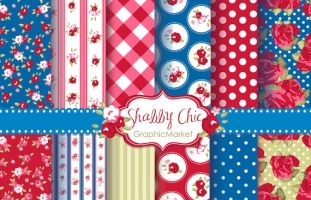 Shabby Chic Digital Papers III