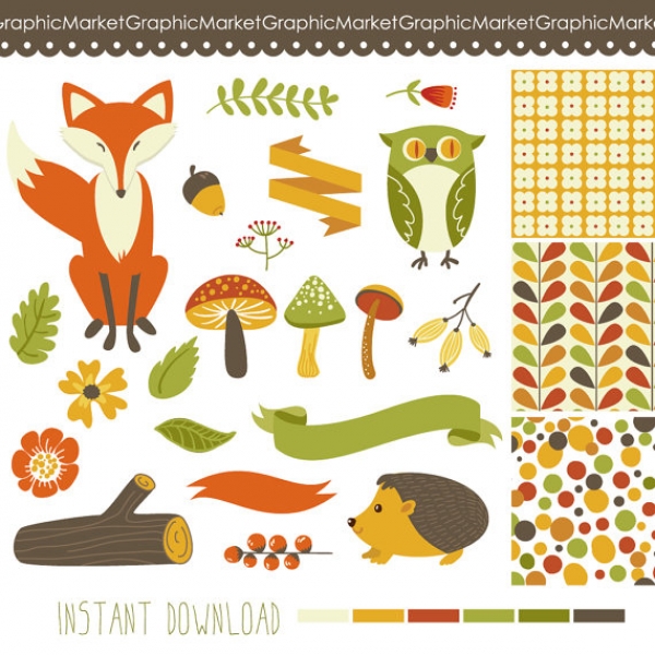 Download Woodland Clip Art 