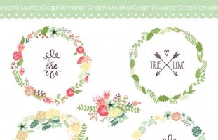 Wreath Floral Clip Art