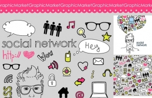 Social Network Clip Art & Icons
