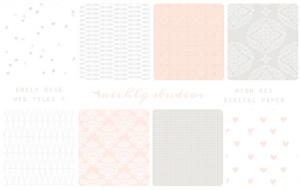 Download Emily Rose Seamless Tiles 