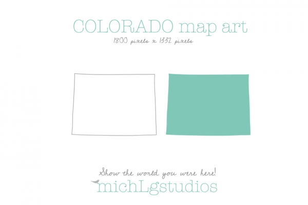 Download Colorado Map Art 