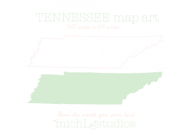 Download Tennessee Map Art 