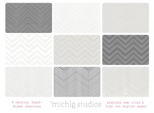 Download 9 Neutral Chevron Web Tiles 