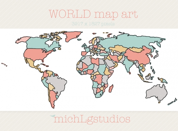 Download 2 World Maps 