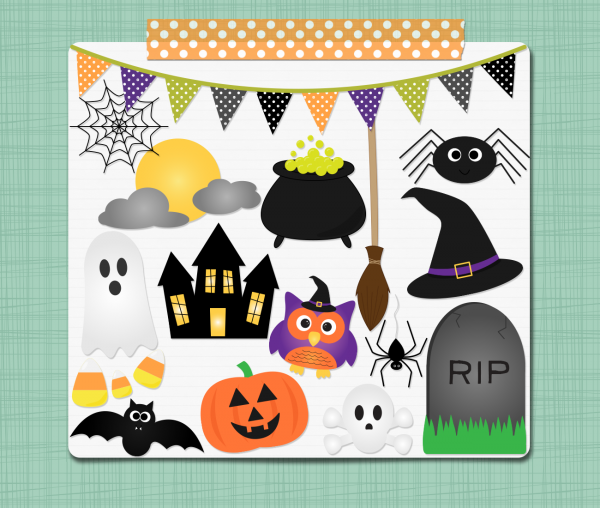 Download Halloween Clip Art Spooky Halloween Clipart - Clip 