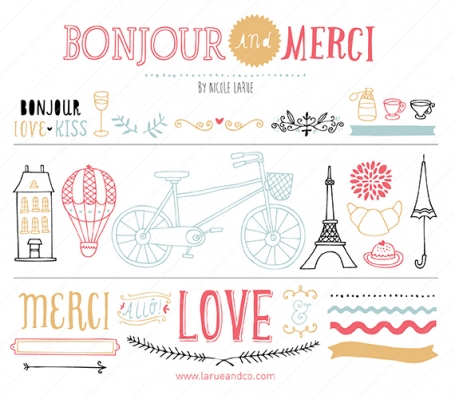 Bonjour (Clipart)