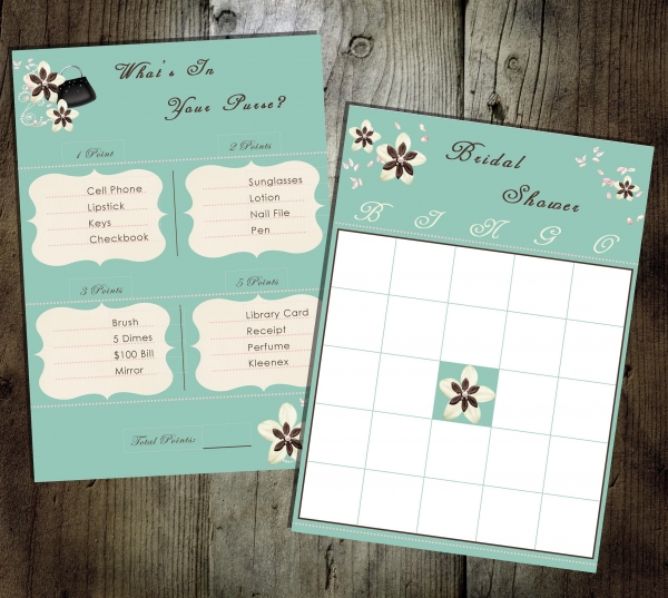 Download Bridal Shower Game Set - Bingo & What's In You 