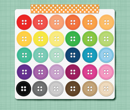 Button Clip Art Images Sewing