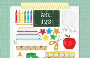 School Clip Art Teacher Classroom