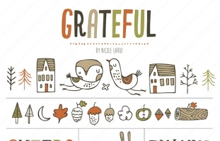 Grateful (Clipart)