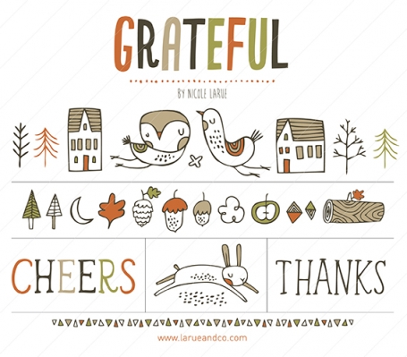 Grateful (Clipart)