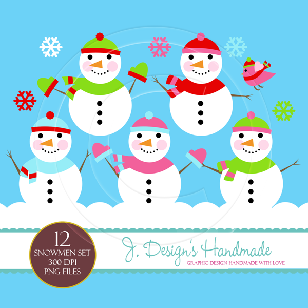 Download Snowmen Commercial Use Clipart 