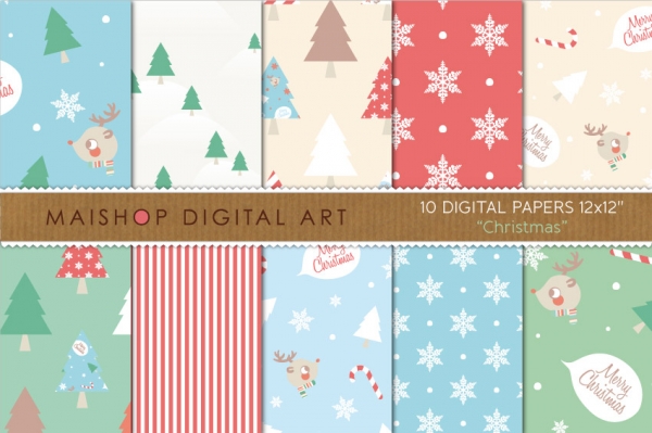 Download Digital Papers - Christmas 