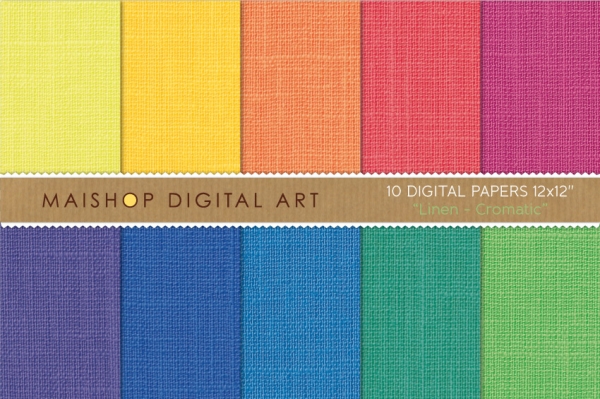 Download Digital Papers - Linen - Cromatic 