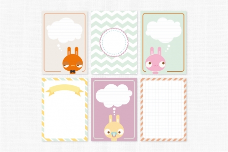 Journal Cards - Bunny Day