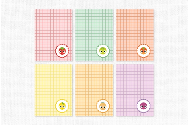 Download Journal Cards - Cute Fruits 