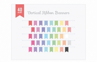 Vertical Ribbon Banners