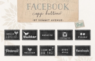 Chalkboard Facebook Tabs & Web