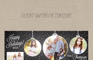 Holiday Facebook Timeline