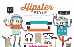 Hipster Style (Clipart)