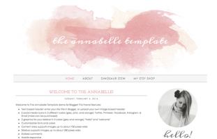Annabelle Blogger Template