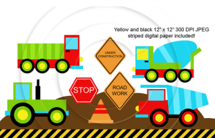 Trucks and More Clipart Commercial