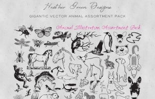 Vector Animal Assortment Pack
