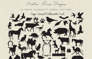 Animal Vector Silhouette Pack