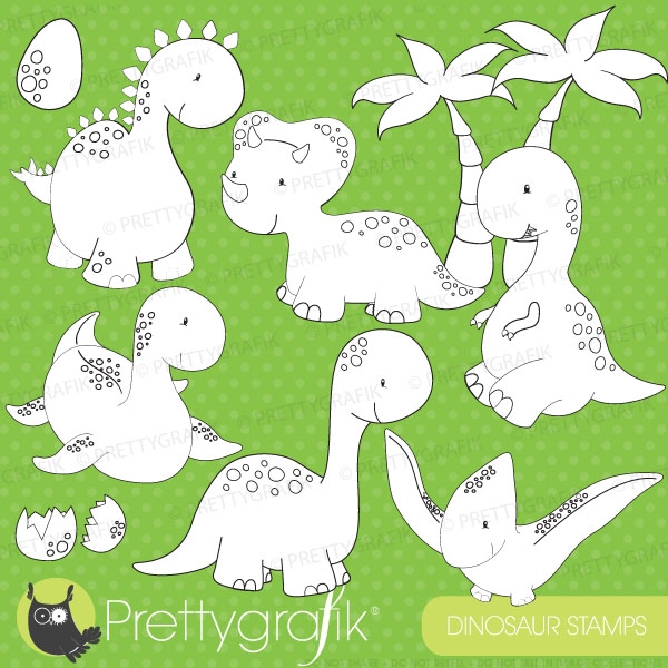 Download dinosaur digital stamp commercial use, vector grap 