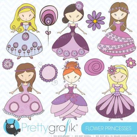 Princess clipart commercial use,