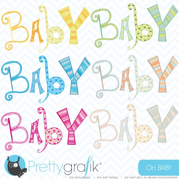 Download Baby Alphabet Letter Clipart (Commercial Use) 