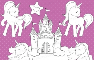 pony digital stamp (commercial