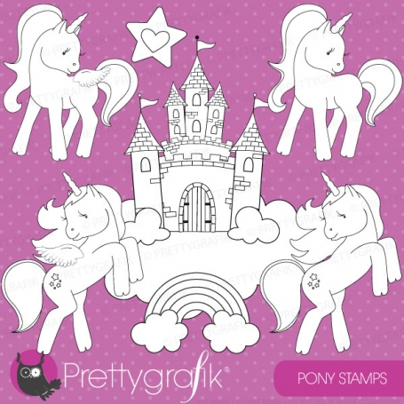 pony digital stamp (commercial