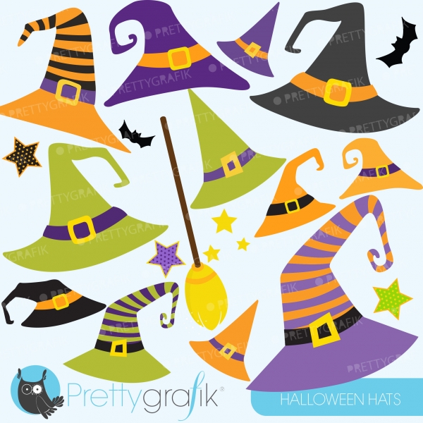 Download Halloween Hats clipart  (commercial use, vector graphics) 