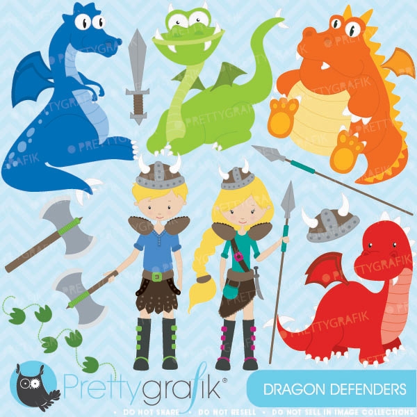 Download Dragon viking clipart  (commercial use, vector graphics) 