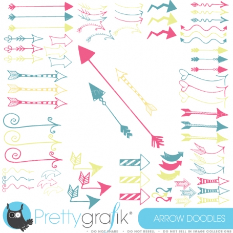 Arrows clipart (commercial use,