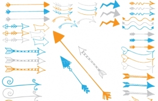 Arrows clipart commercial use,