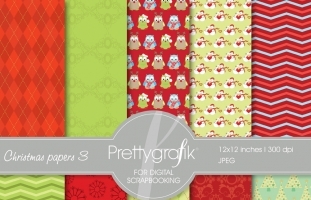 Christmas digital paper