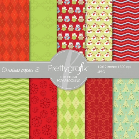 Christmas digital paper