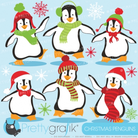 Penguins clipart commercial use,