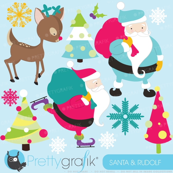 Download Christmas clipart  (commercial use, vector graphics) 